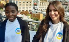 students with UA t-shirt