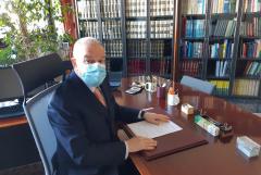 The Rector, professor Angelo Tagliabue